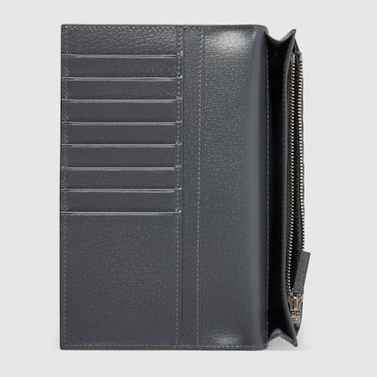 Grey interior GG long wallet