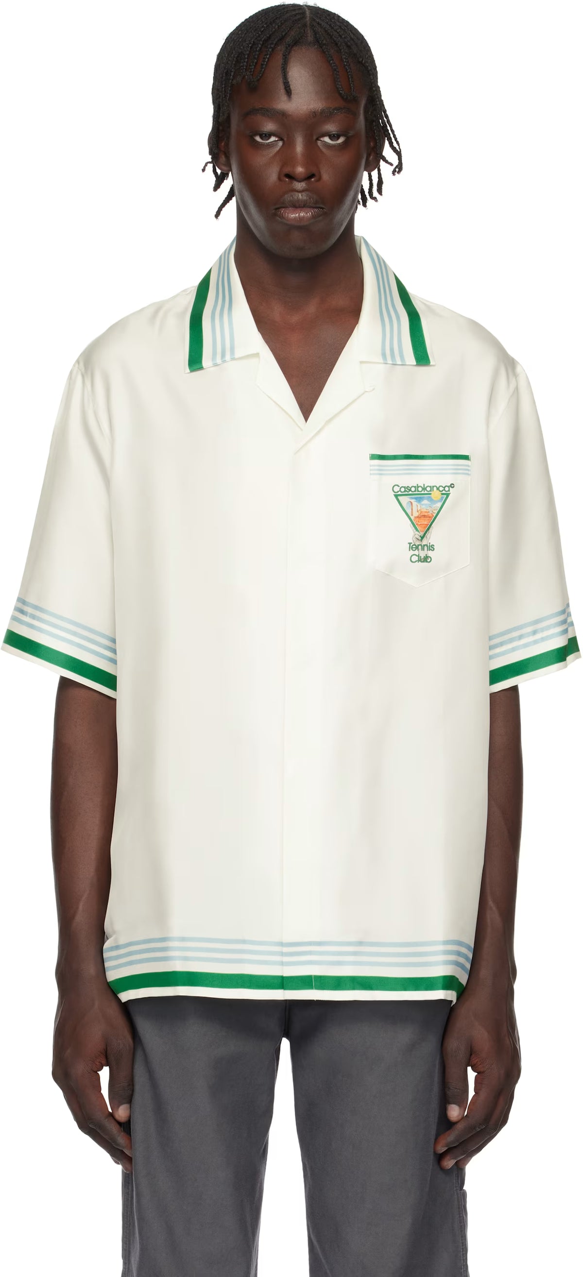 White Metaphysical Tennis Icon Shirt