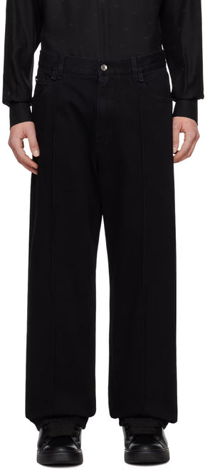 Dolce&Gabbana Black Pinched Seam Jeans