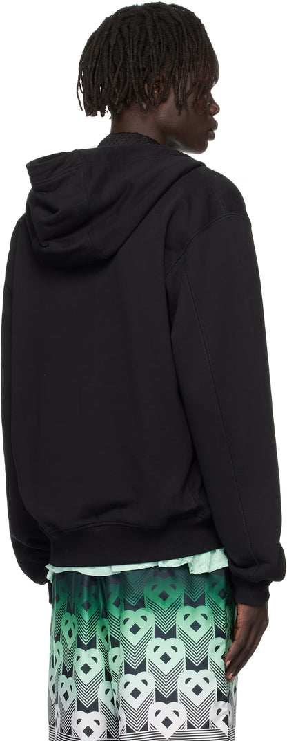 Black Sunset Valley Zip Hoodie