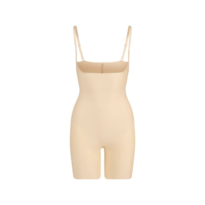 Skims Body Core Sculpt Open Bust Mid Thigh Bodysuit