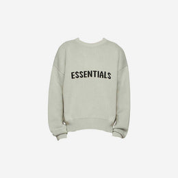 FEAR OF GOD ESSENTIALS X KNIT SWEATER BUTTERCREAM