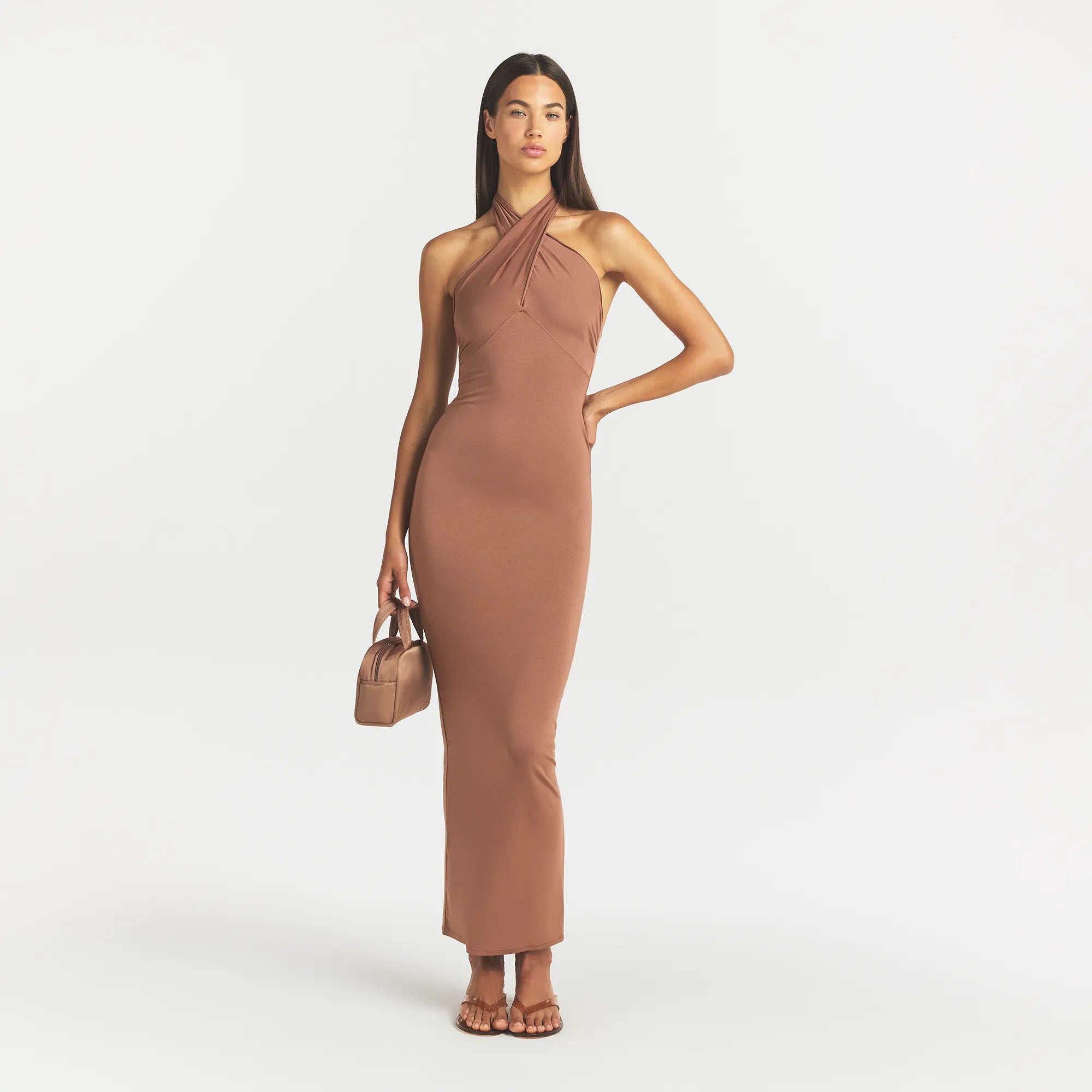 Smooth Layers Convertible Long Dress