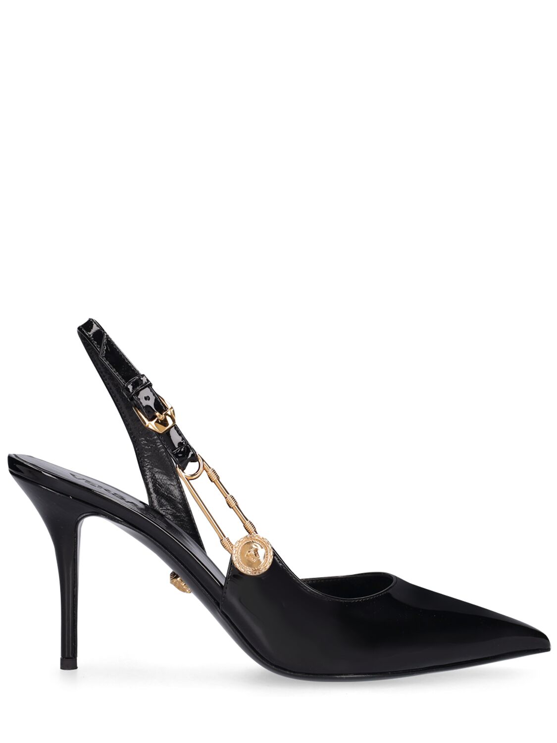 Versace 95mm Leather pumps