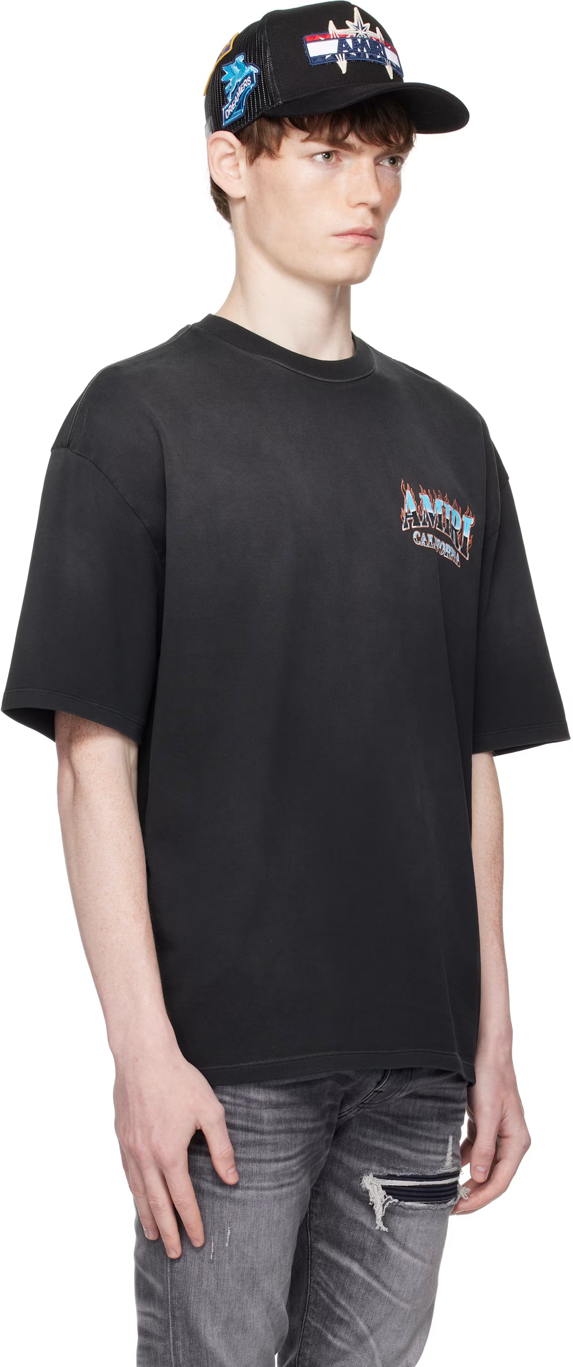 Black 'AMIRI' Sunny Place Oversized T-shirt