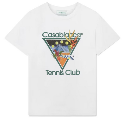 Casablanca Tennis Club Icon White T-Shirt
