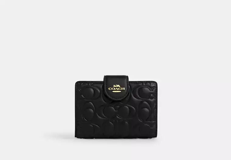 Coach Medium Corner Zip Wallet In Signature Leather - Wallets | Shop From The Mirage