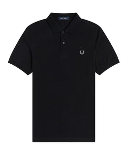 Fred Perry Plain Polo - Black | Chrome