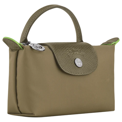 Longchamp Le Pliage Artichoke Pouch With Handle Chestnut
