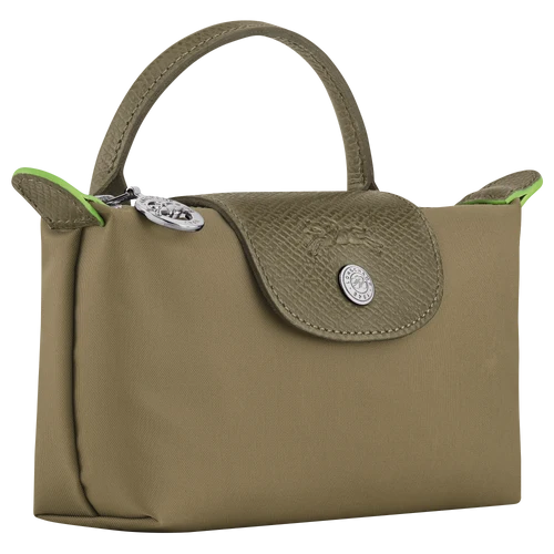 Longchamp Le Pliage Artichoke Pouch With Handle Chestnut