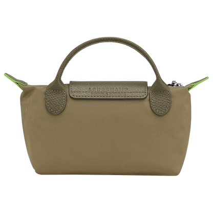 Longchamp Le Pliage Artichoke Pouch With Handle Chestnut