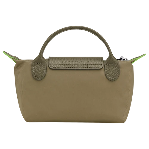 Longchamp Le Pliage Artichoke Pouch With Handle Chestnut