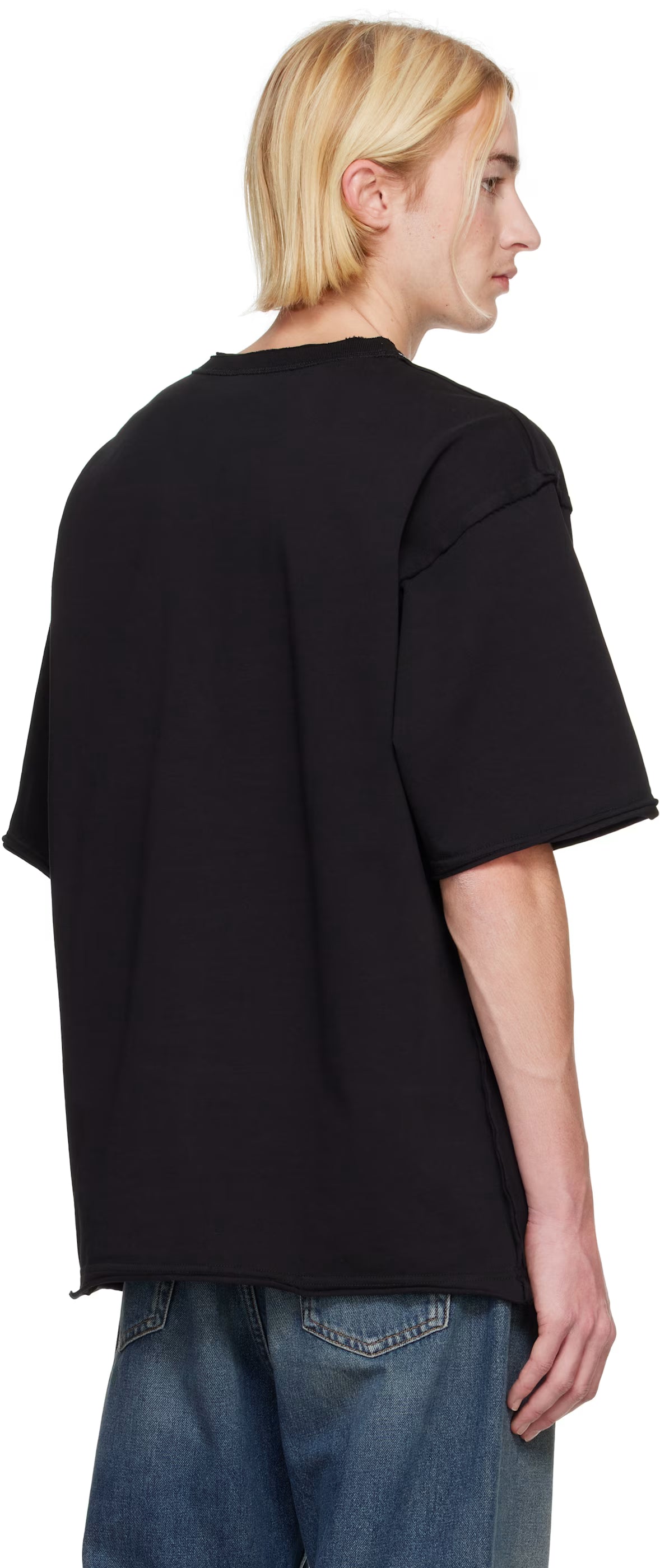 Dolce&Gabbana Black Cotton T-shirt