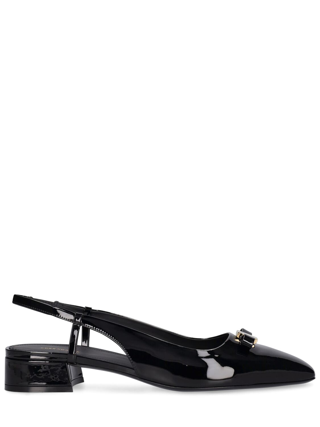 Ferragamo Ferragamo Marlina patent leather slingback pumps - Size: UK 3 Sandals | Shop From The Mirage