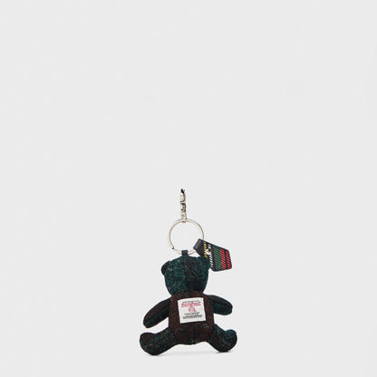 Viv Teddy Bear Metal Keyring