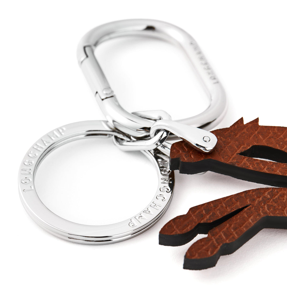Women's Le Pliage Leather Key-Ring