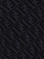 Fendi Grey Crewneck Sweater with All-Over FF Motif in Wool Man