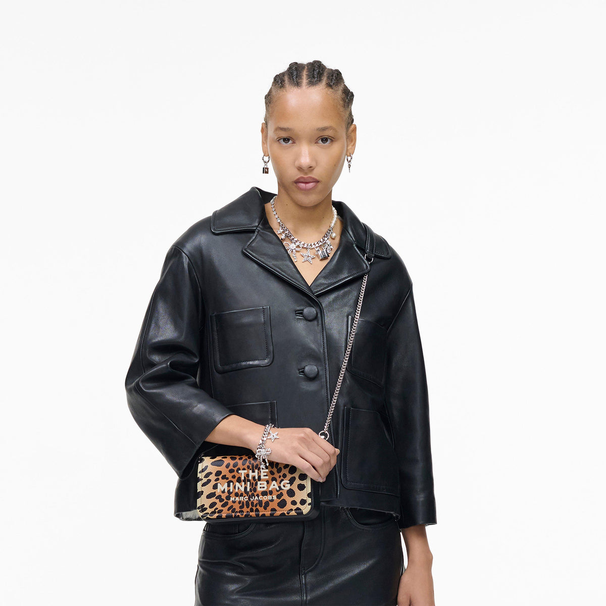 Cheetah Chain Mini Bag