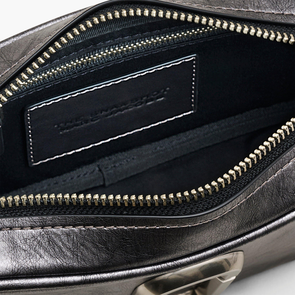 Metallic Big Shot Crossbody Bag