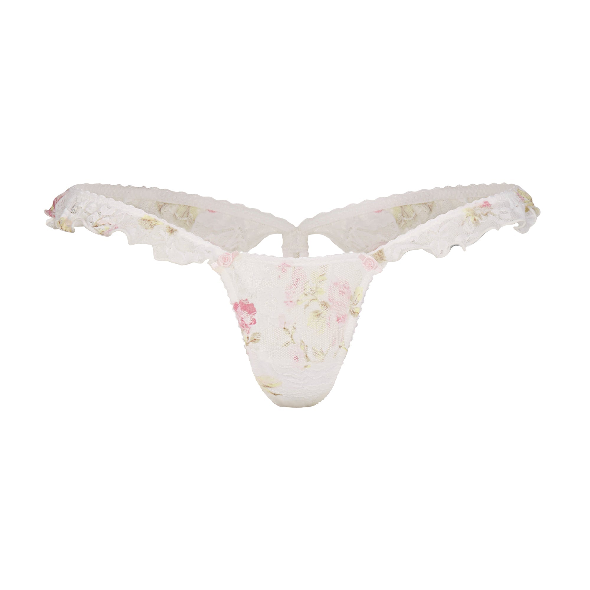 Stretch Lace Butterfly Thong