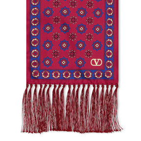 Chamber Silk Bandeau Finge Scarf