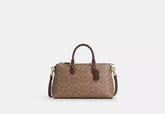 Coach Georgia Satchel Bag In Signature Canvas - Bags | Shop From The Mirage