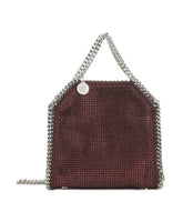 Bordeaux Rhinestone Chain Shoulder Bag