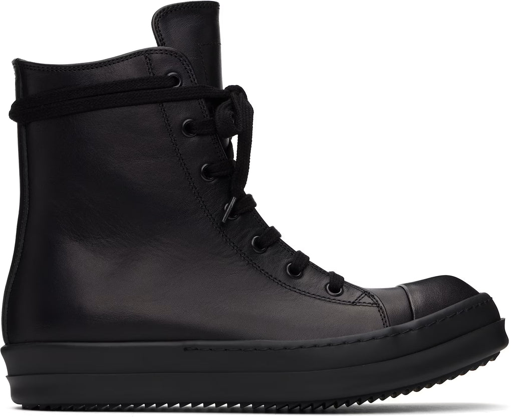 Black Hollywood Leather Sneakers