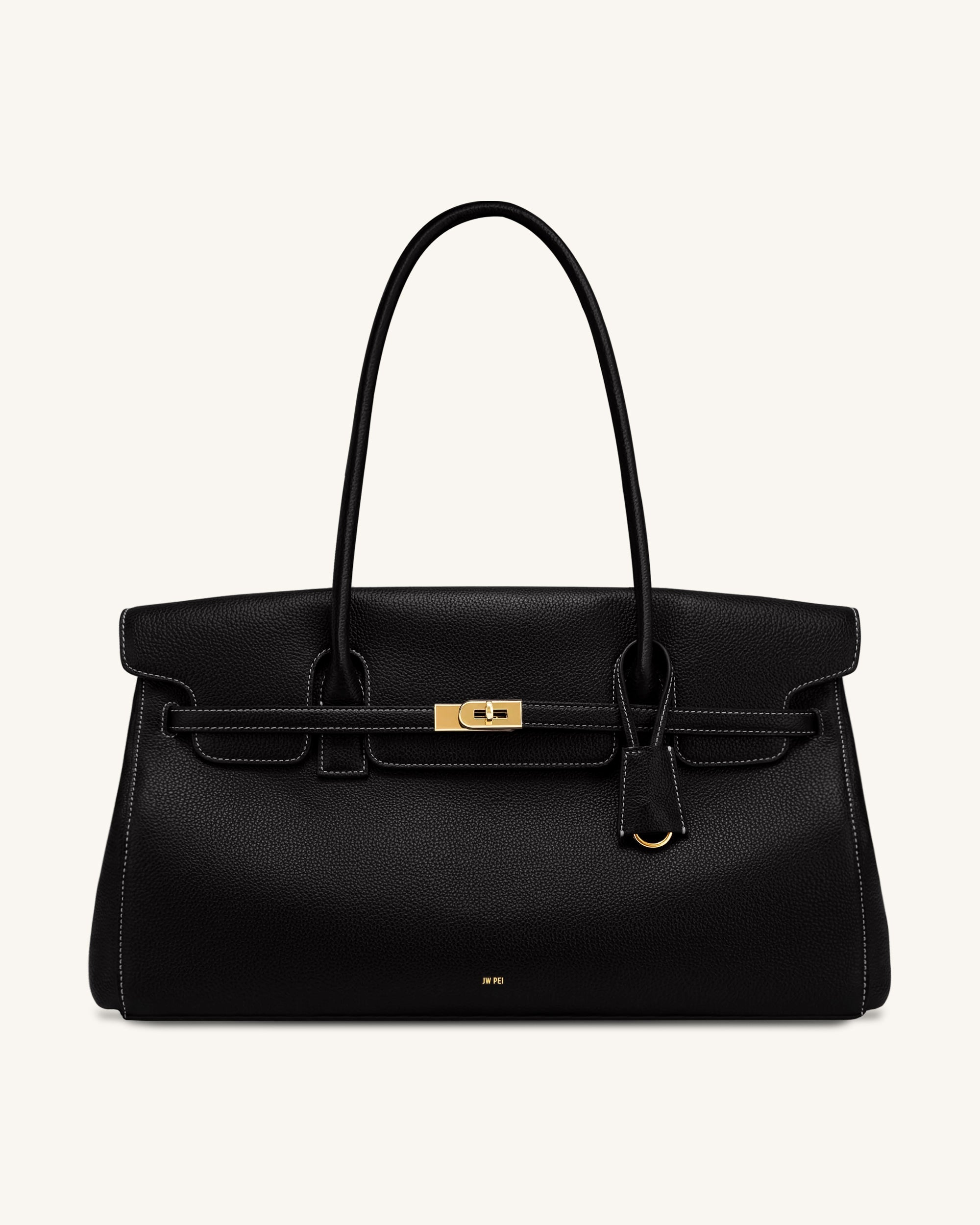 Yara Large Shoulder Bag - Dark Brown