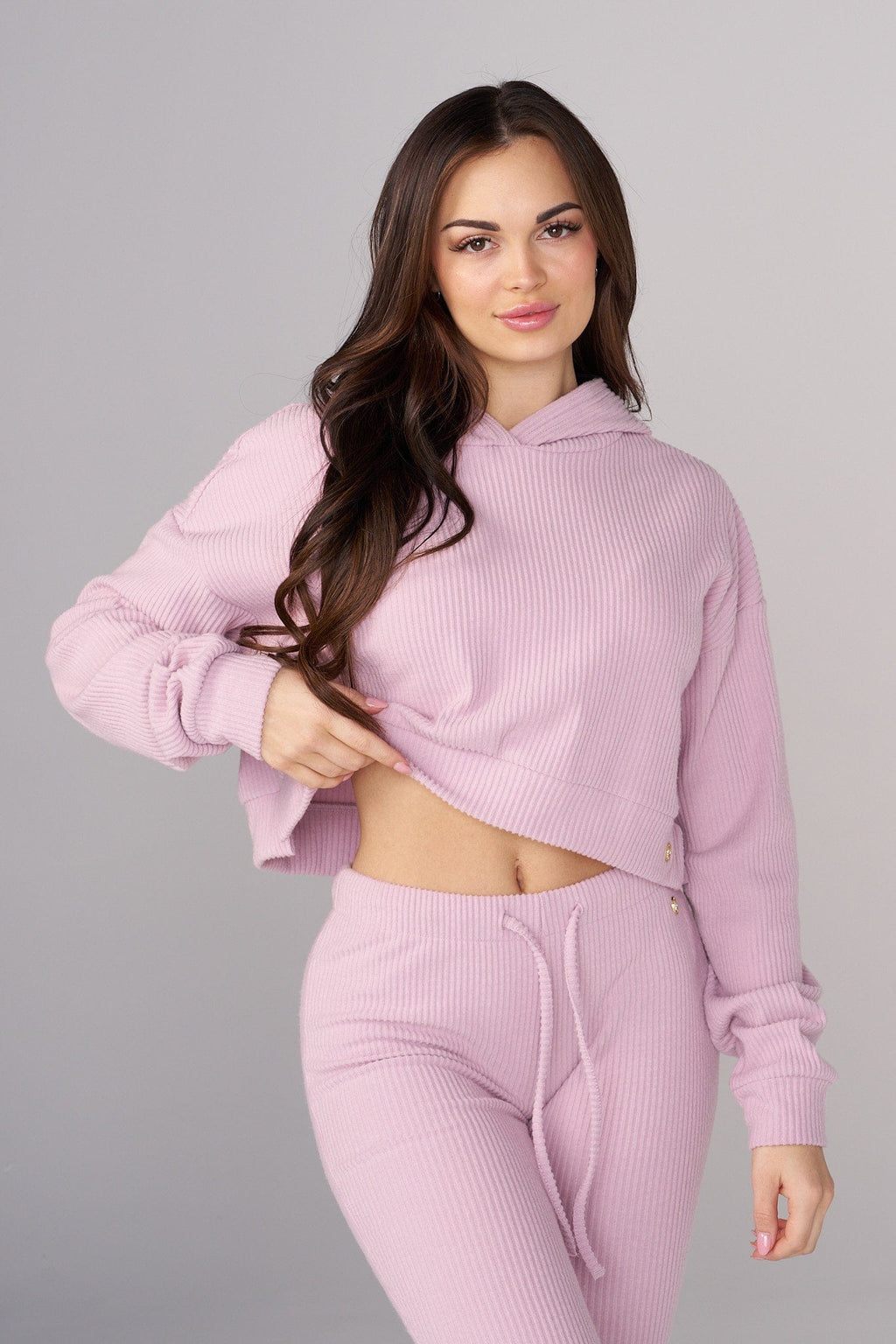 W545 Ava Crop Hoodie