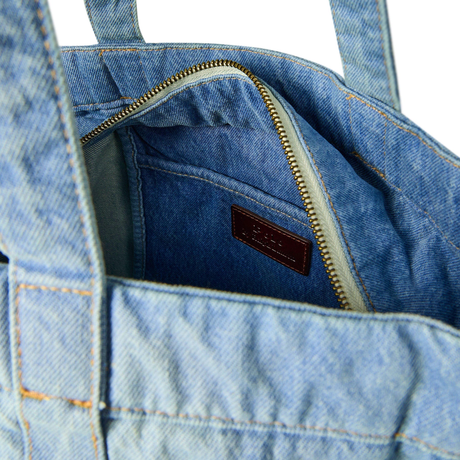 Polo Bear Denim Medium Tote Bag