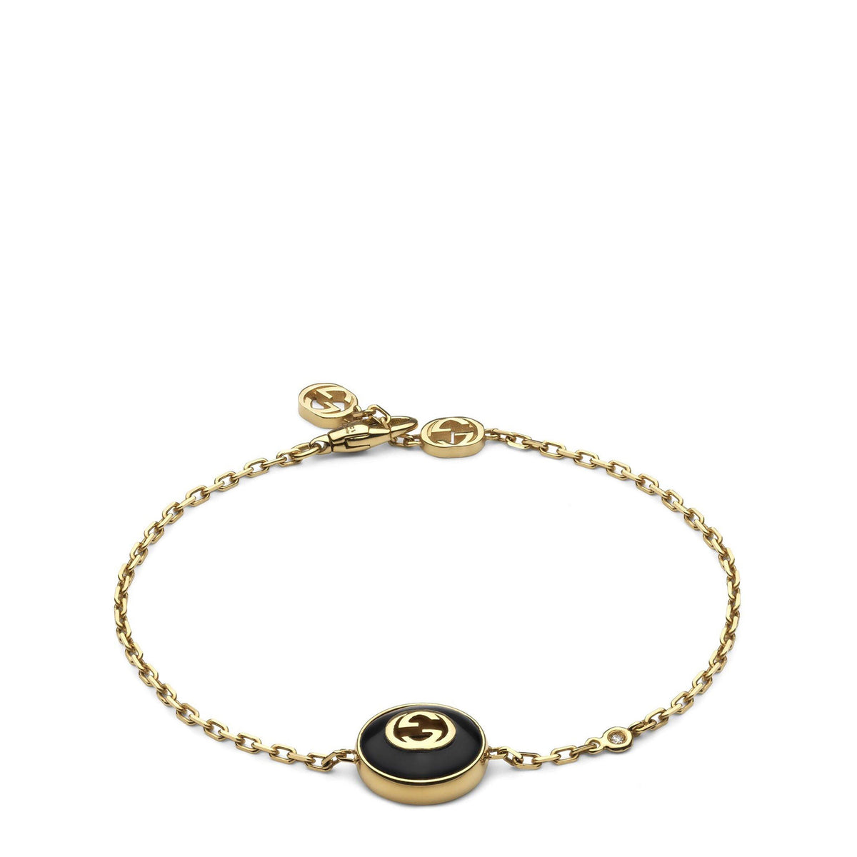Interlocking 18k Chain Bracelet