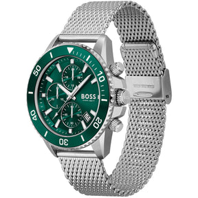 Gents BOSS Admiral Stainless Steel Strap Watch