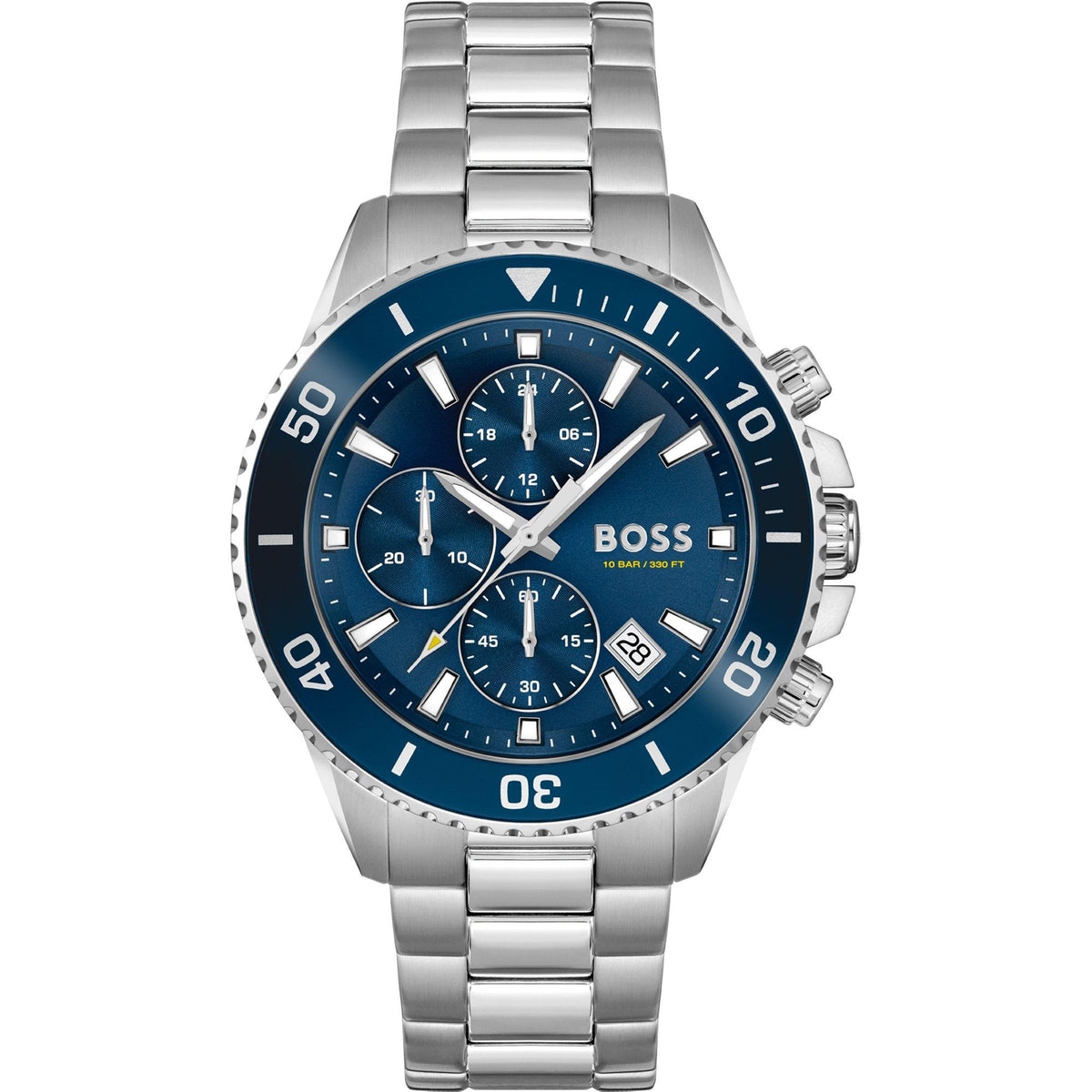 Gents BOSS Admiral Stainless Steel Strap Watch
