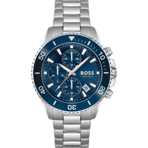 Gents BOSS Admiral Stainless Steel Strap Watch