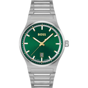 Gents BOSS Candor Stainless Steel Bracelet Watch
