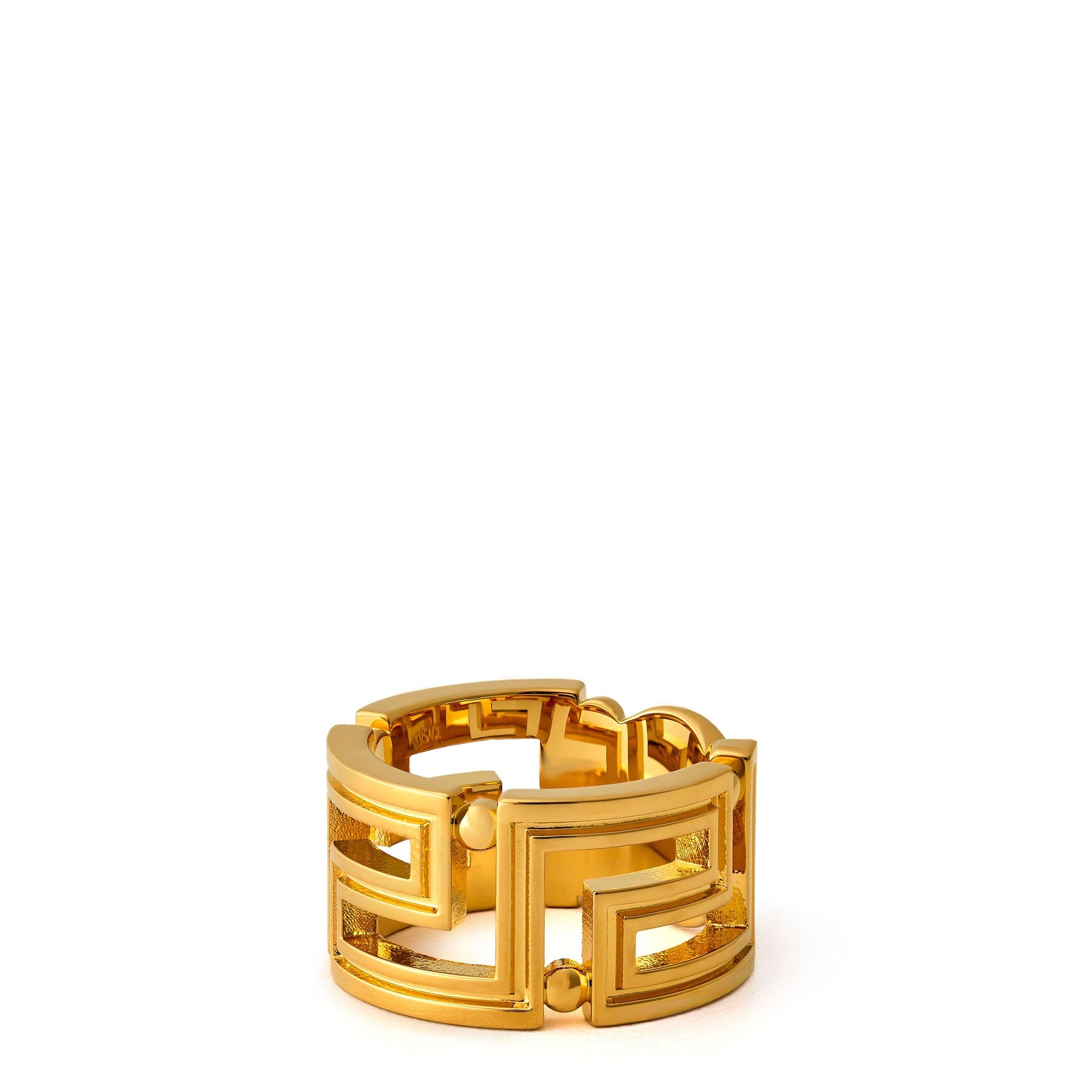 Medusa Greca Ring