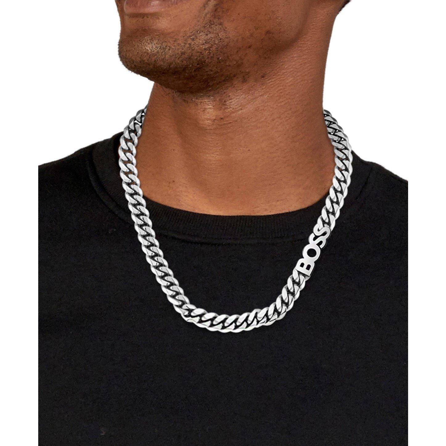 Gents BOSS Kassy Stainless Steel Necklace