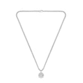 Gents BOSS North Stainless Steel Compass necklace