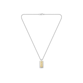 Gents BOSS Devon Box Chain Necklace