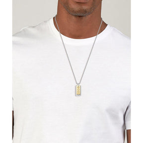Gents BOSS Devon Box Chain Necklace