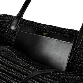 Medium Tara Raffia Tote Bag