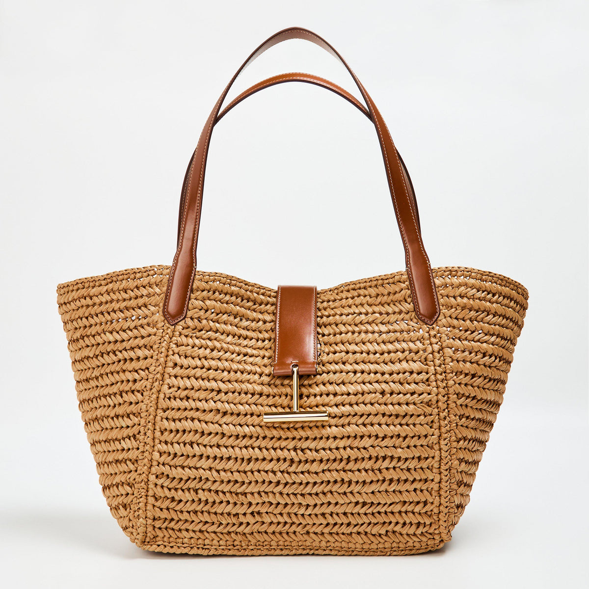 Medium Tara Raffia Tote Bag