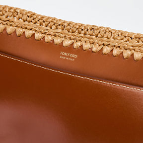 Medium Tara Raffia Tote Bag