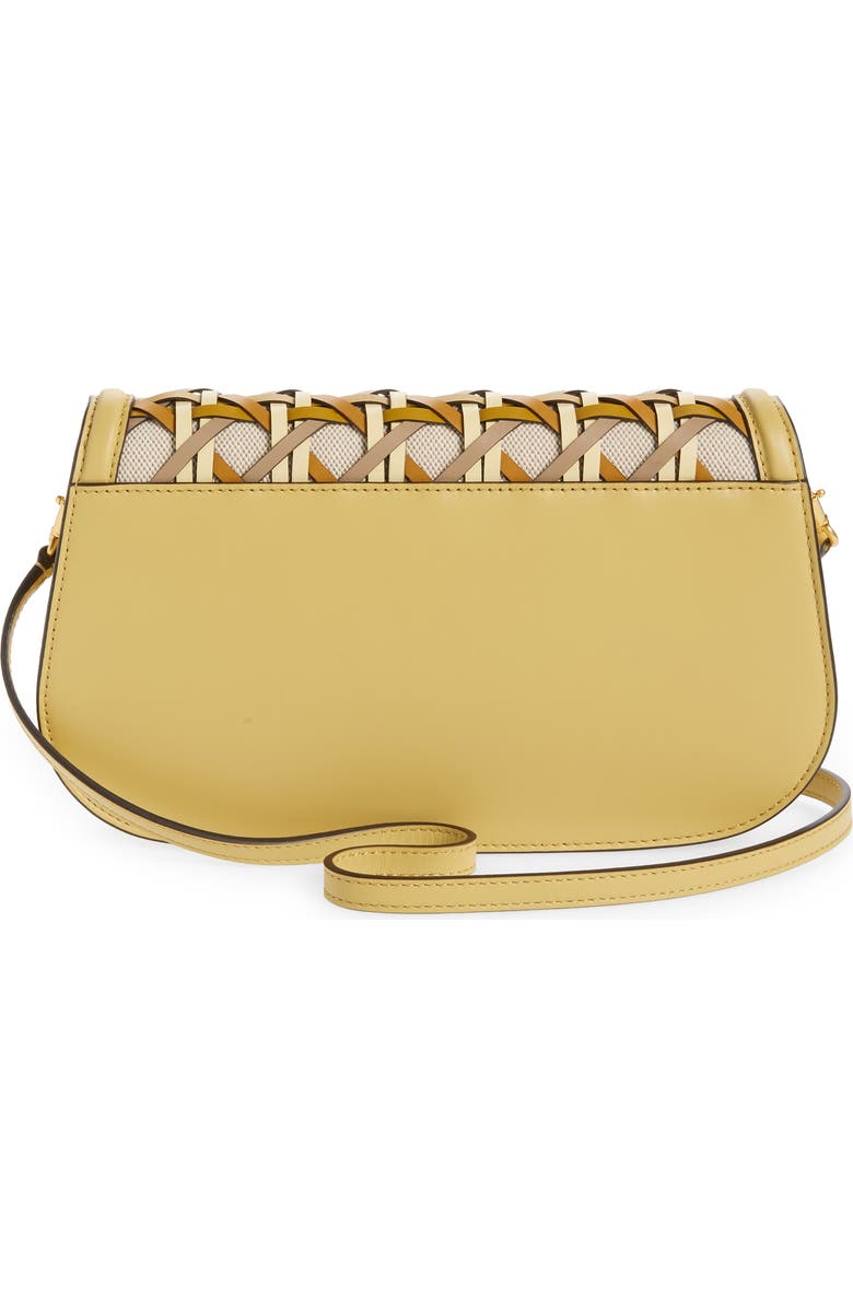Miller Basketweave Leather Convertible Clutch
