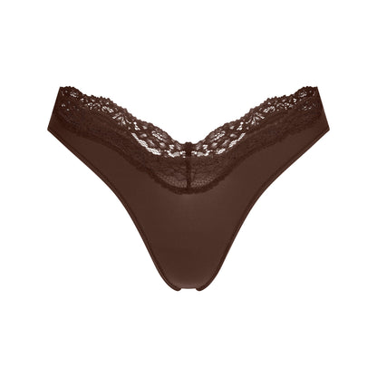 Fits Everybody Lace Dipped Thong
