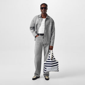 Striped Tote Bag