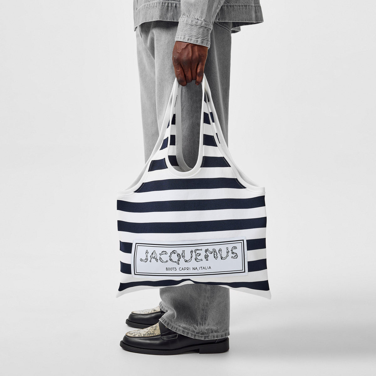 Striped Tote Bag