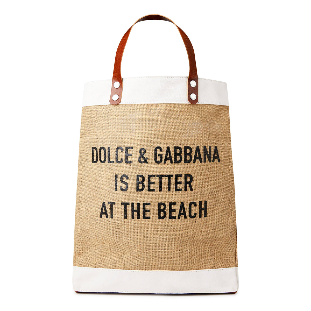 Printed Jute Shopper