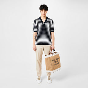 Printed Jute Shopper